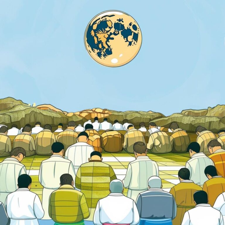 Pada Gema Malam Takbir, Ketika Rakyat Kecil Indonesia Bersama-sama Mengalunkan Doa dan Puja: Memohon Maha Pembalasan-Nya Kepada Kezaliman Para Penguasa dan Puisi Lainnya